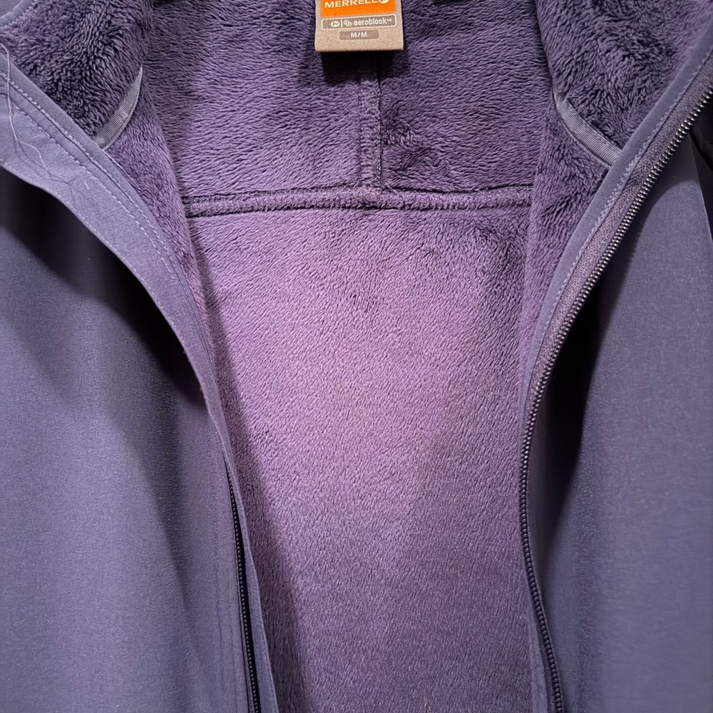 Merrell Women's Deep Purple Aeroblock Full Zip Jacket EUC - Picture 9 of 16